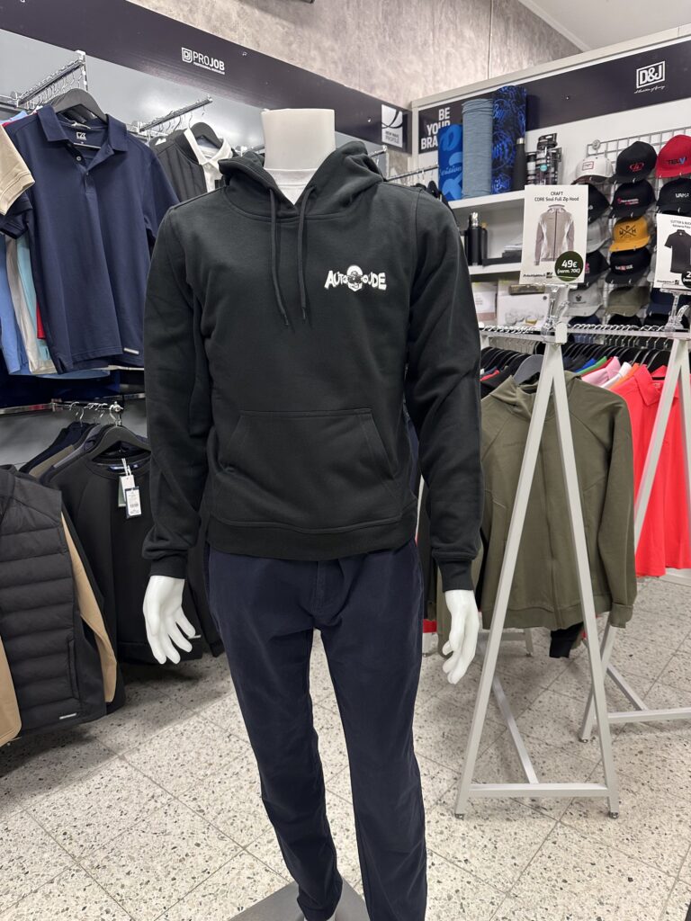 AutoDude huppari edestä mallinukke