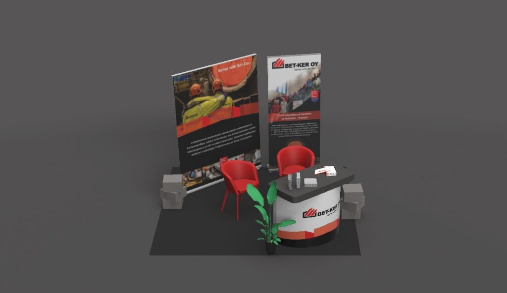 Bet-Ker messuosasto 3D näkymä