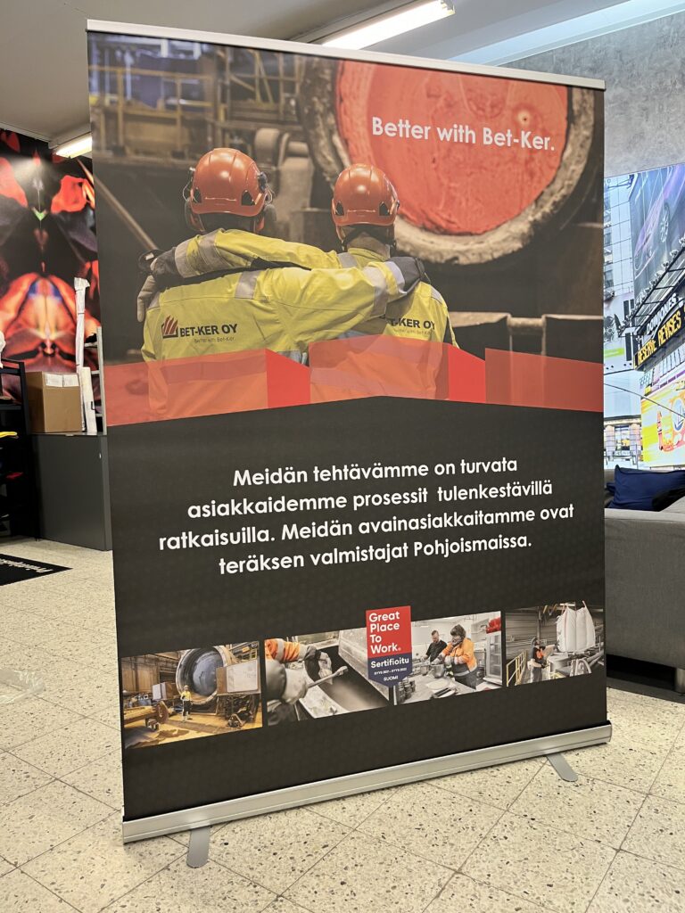 Bet-Ker messuosasto seinäke