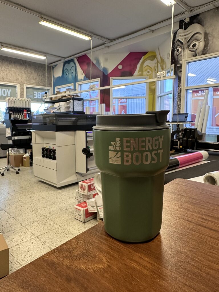 Energy Boost vihreä termospullo