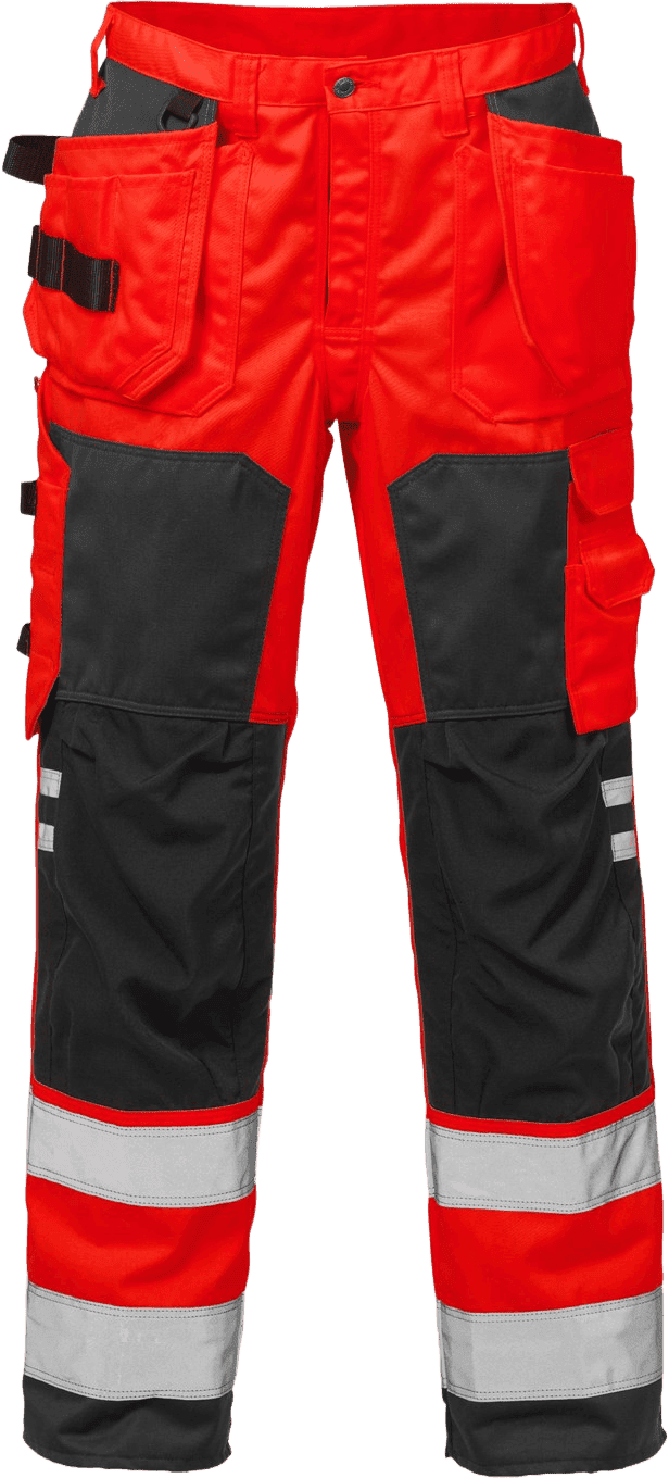 Fristads High VIS Rakentajan Housut LK 2 2025 PLU