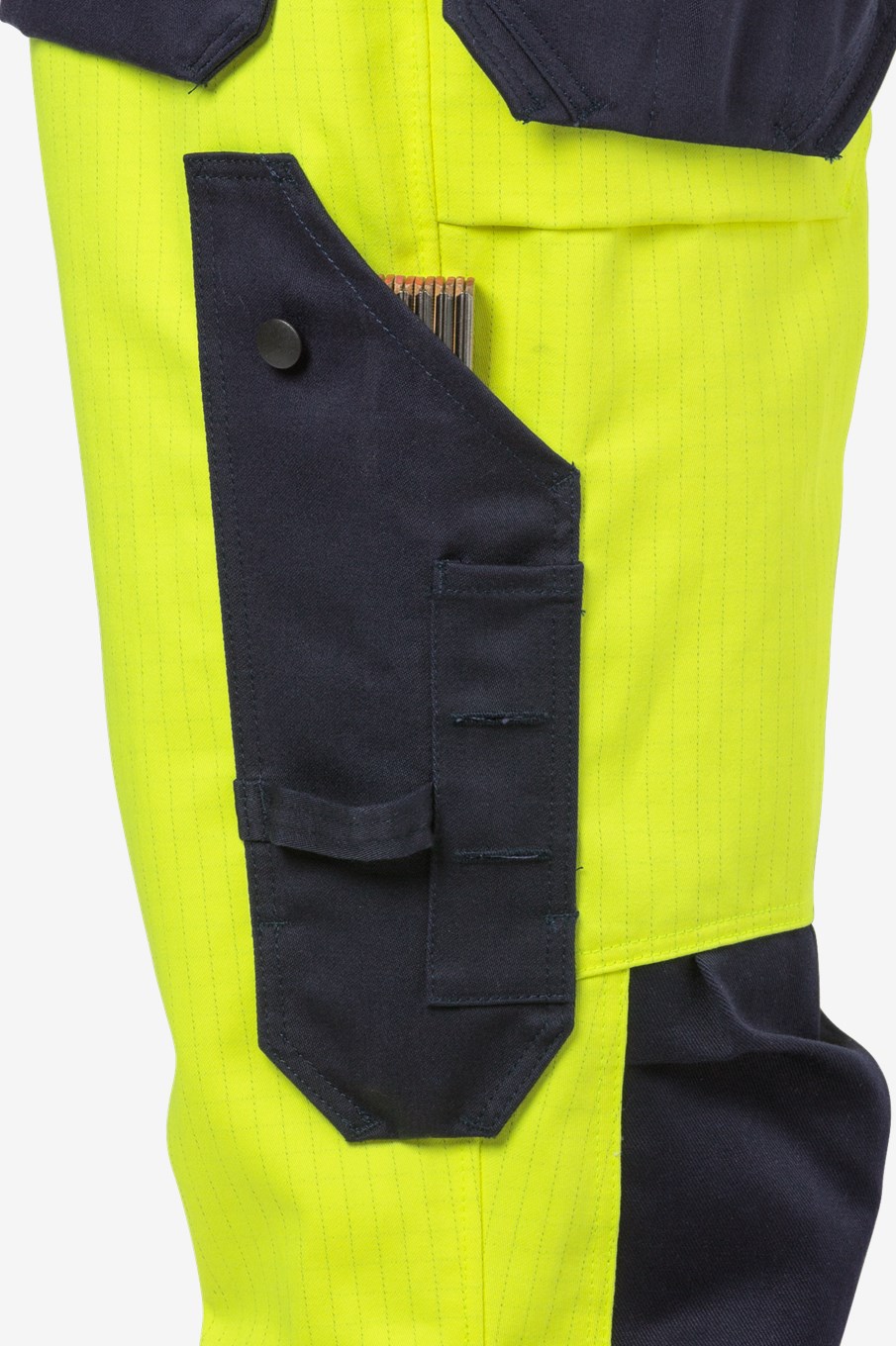 Fristads Flame High VIS Rakentajan Housut LK 2 2584 FLAM - Image 3