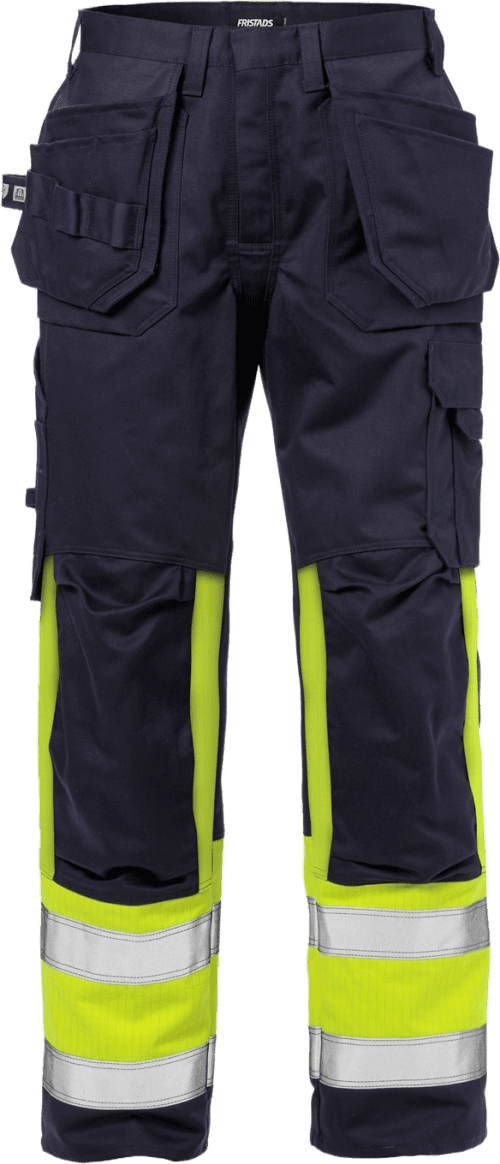 Fristads Flame High VIS Rakentajan Housut LK 1 2586 FLAM