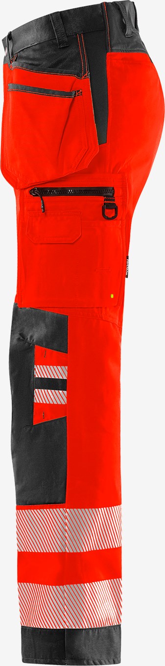 Fristads High VIS Rakentajan Stretch Housut LK 2 2707 PLU - Image 13