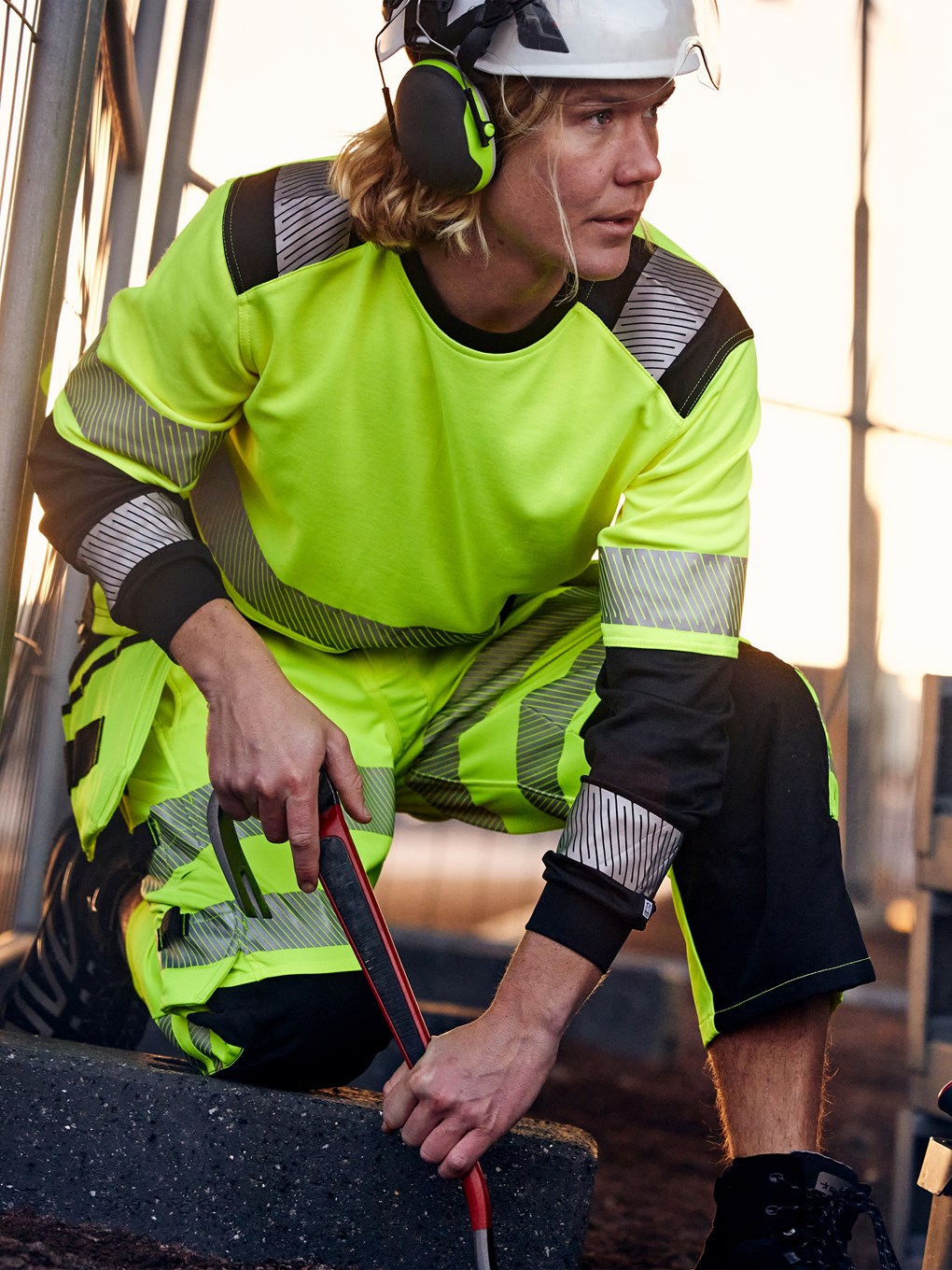 Fristads High VIS Pitkähihainen T-Paita LK 2 7457 THV - Image 7