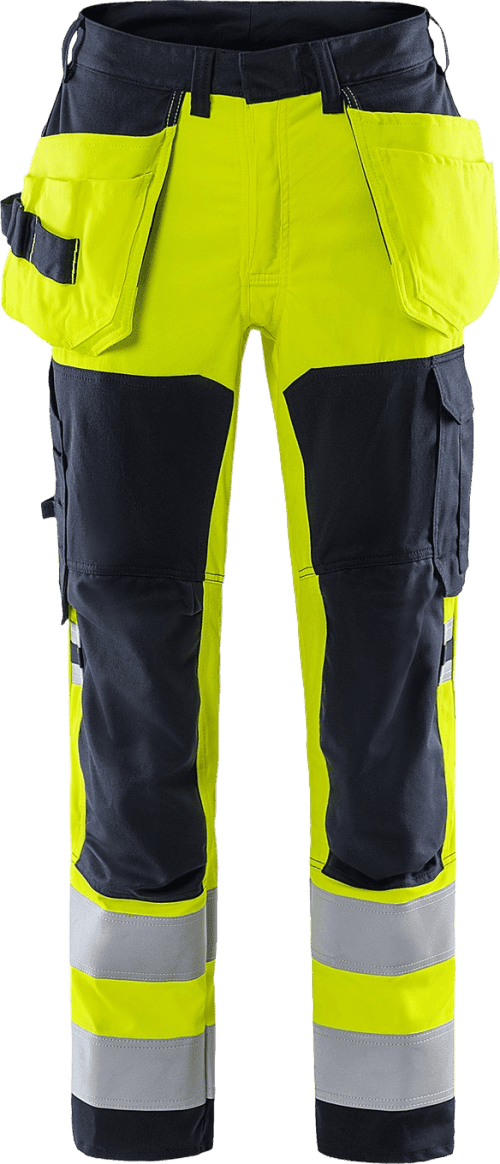 Fristads Flamestat High VIS Rakentajan Stretch Housut LK 2 2167 ATHF