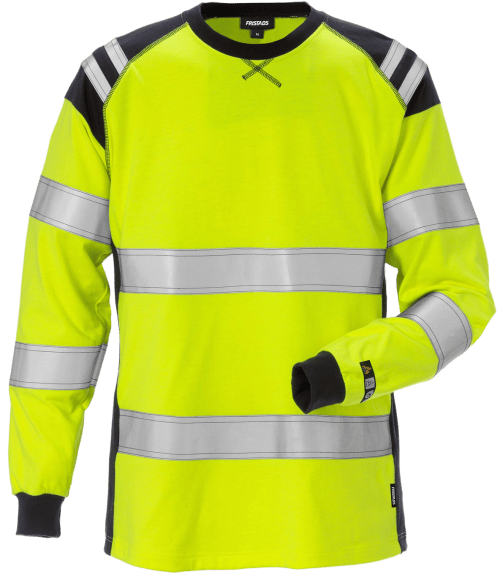 Fristads Flamestat High VIS Pitkähihainen T-Paita LK 3 7097 TFLH Naisten