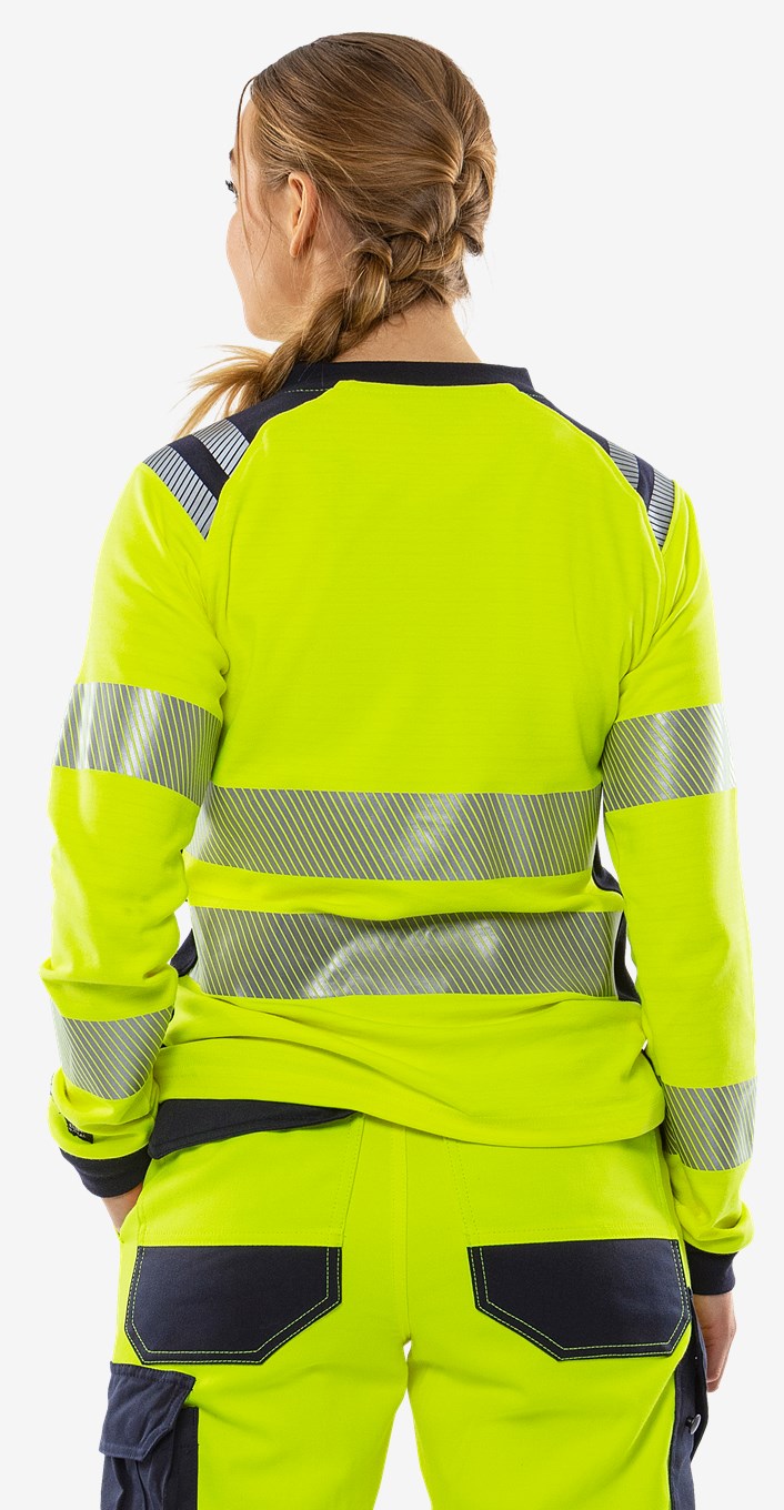 Fristads Flamestat High VIS Pitkähihainen T-Paita LK 3 7357 TFL Naisten - Image 4