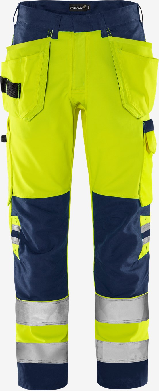 Fristads High VIS Green Rakentajan Housut LK 2 2641 GPLU - Image 10