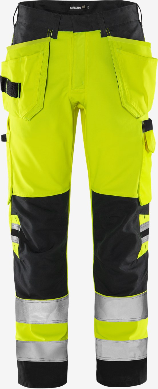 Fristads High VIS Green Rakentajan Housut LK 2 2641 GPLU - Image 6