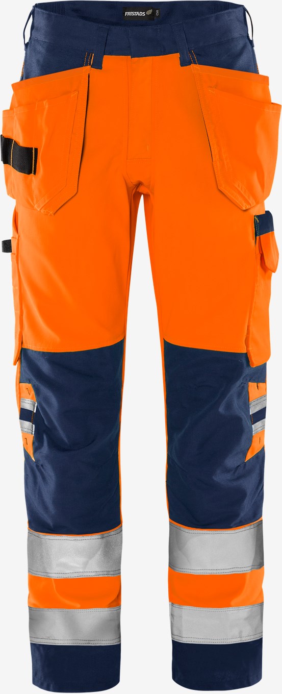 Fristads High VIS Green Rakentajan Housut LK 2 2641 GPLU - Image 14