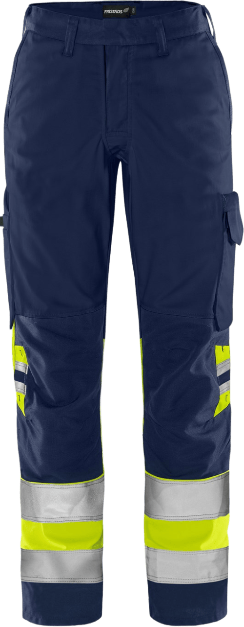 Fristads High VIS Green Housut LK 1 2652 GPLU Naisten