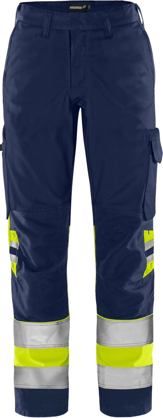 Fristads High VIS Green Housut LK 1 2652 GPLU Naisten