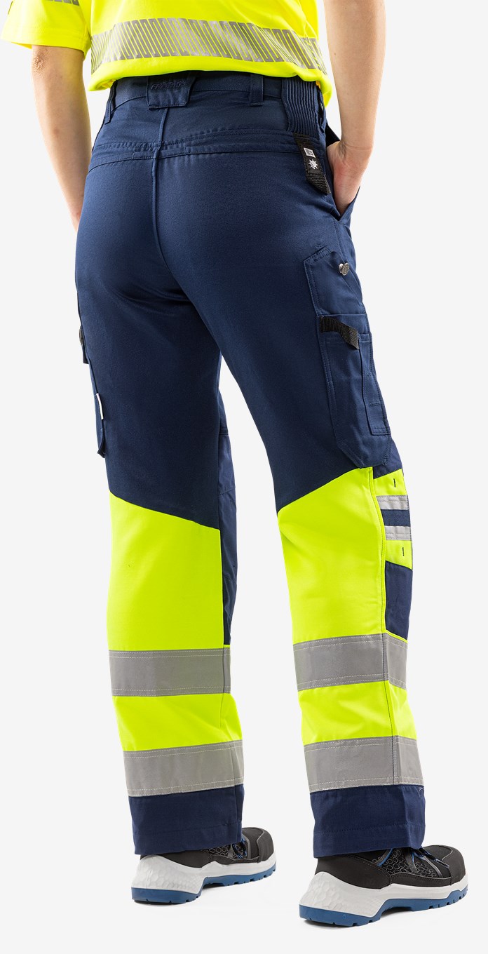 Fristads High VIS Green Housut LK 1 2652 GPLU Naisten - Image 4