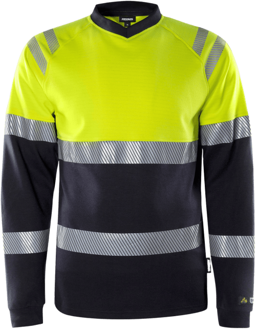 Fristads Flamestat High VIS Pitkähihainen T-Paita LK 1 7107 TFL