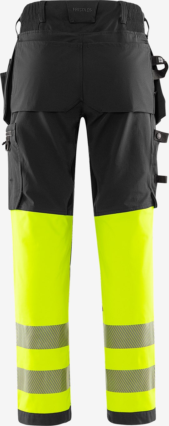 Fristads High VIS Green Rakentajan Stretch Housut LK 1 2643 GSTP - Image 12