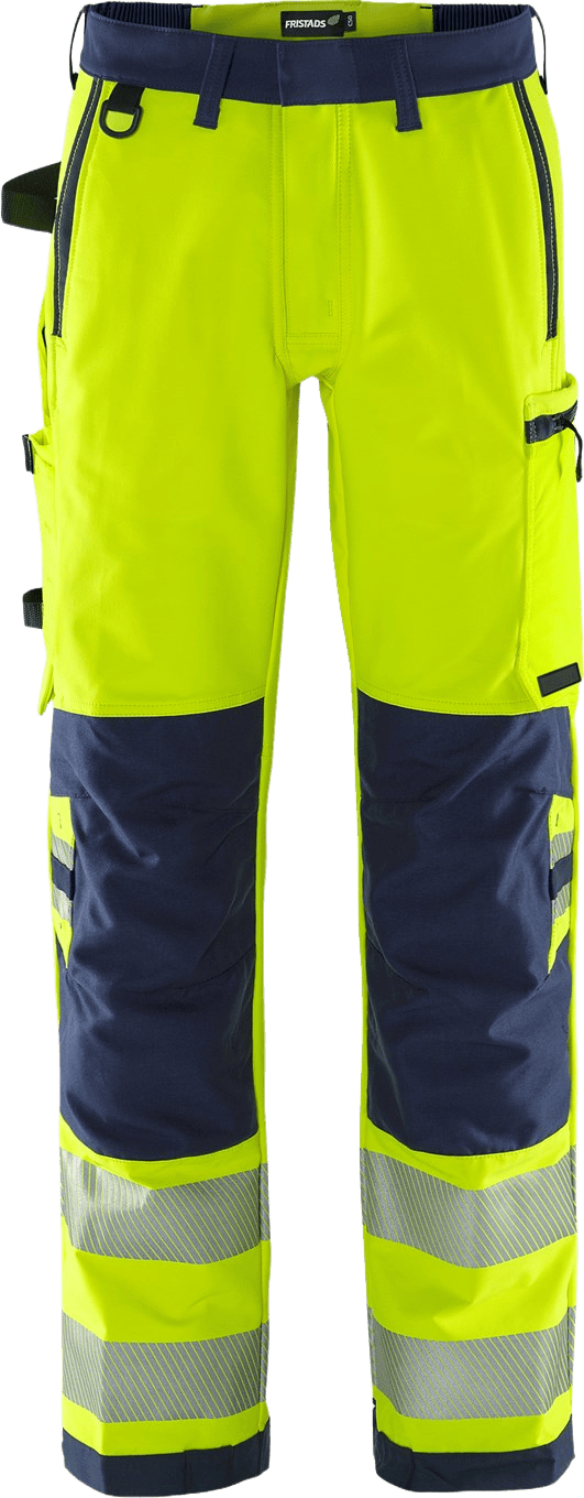 Fristads High VIS Green Stretch Housut LK 2 2645 GSTP