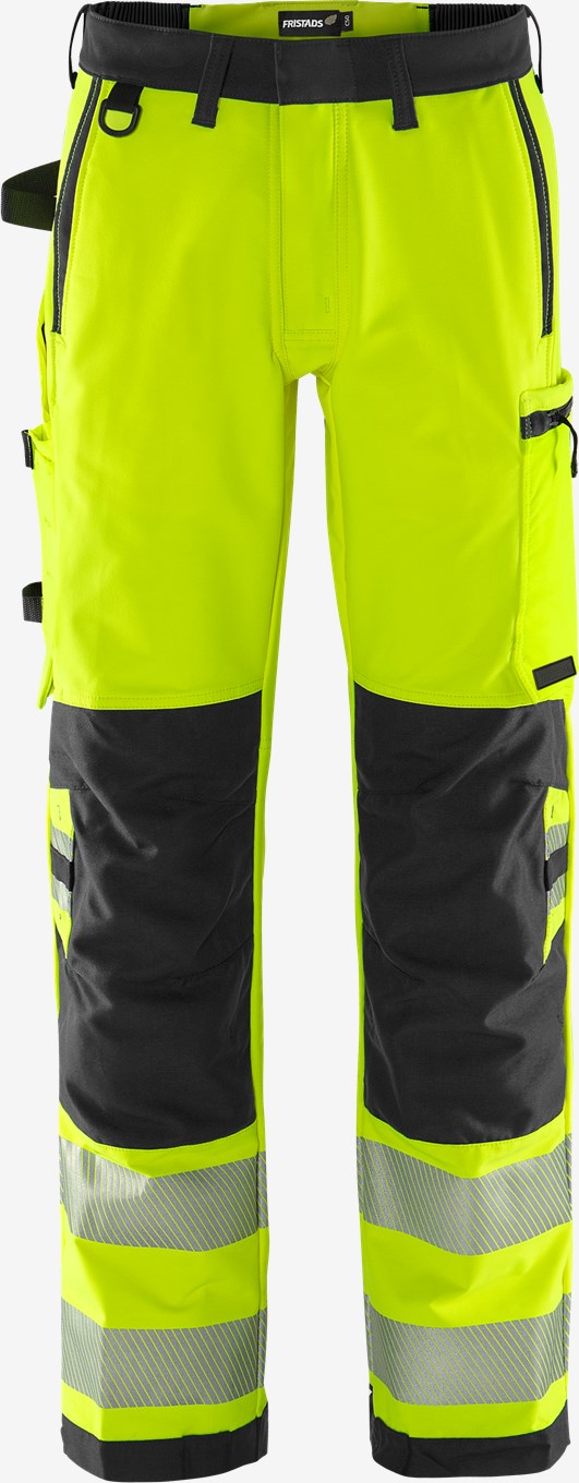 Fristads High VIS Green Stretch Housut LK 2 2645 GSTP - Image 5