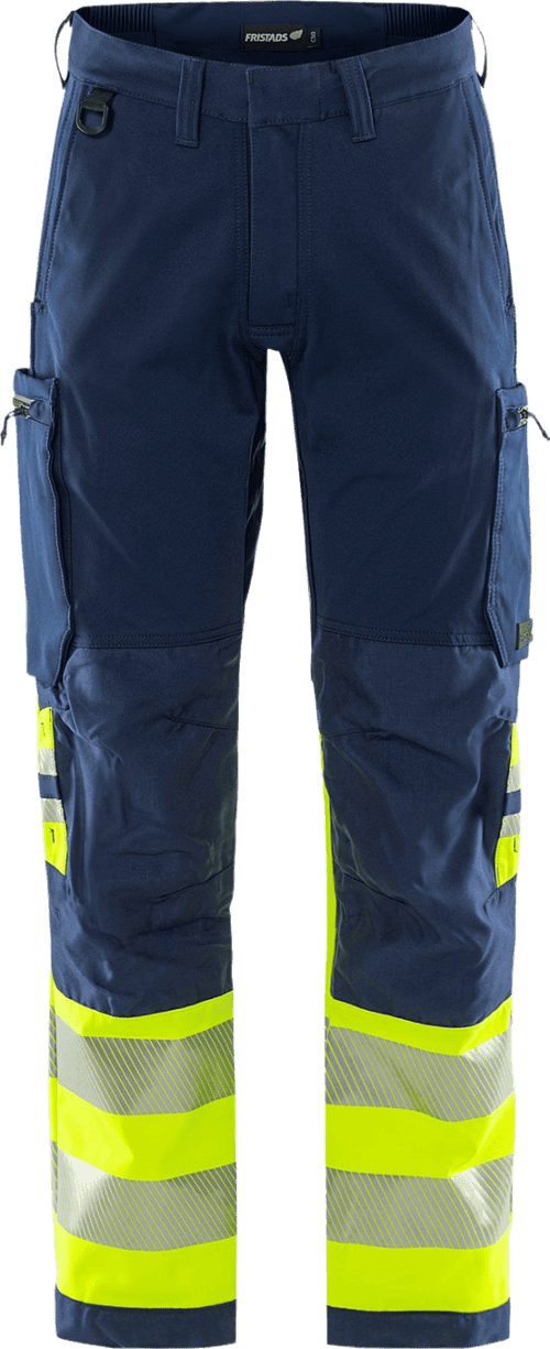 Fristads High VIS Green Stretch Housut LK 1 2647 GSTP