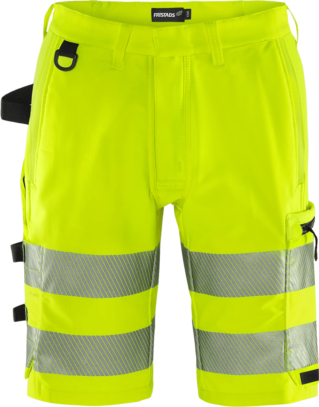 Fristads High VIS Green Stretch Shortsit LK 2 2648 GSTP