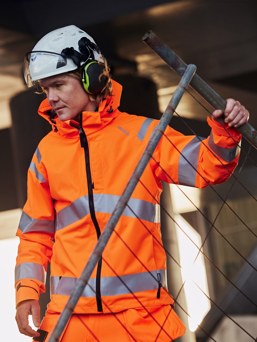 Fristads High VIS Green Stretch Kuoritakki LK 3 4680 GLPS - Image 16