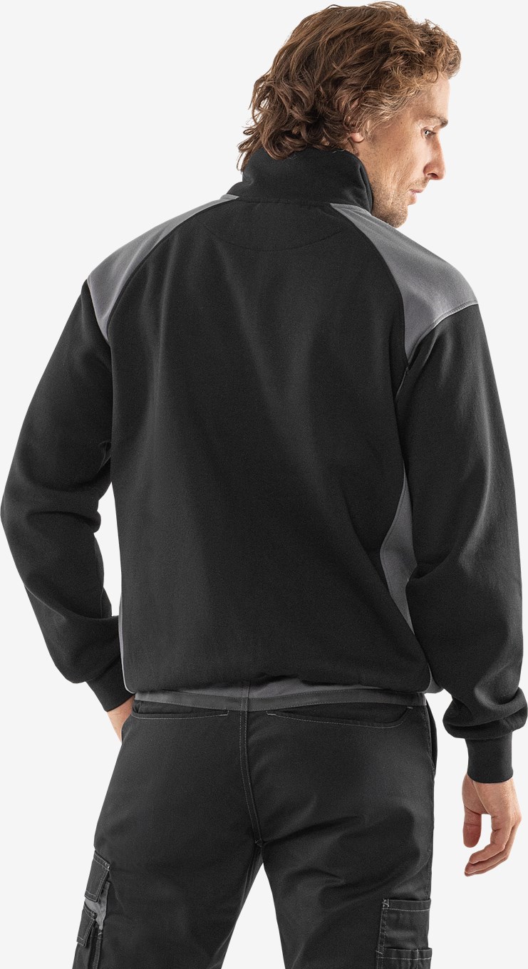 Fristads Green Half ZIP Collegepaita 7048 GSM - Image 24