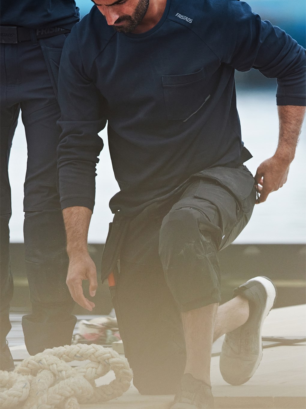 Fristads Rakentajan Stretch Piraattihousut 2600 GLWS - Image 17