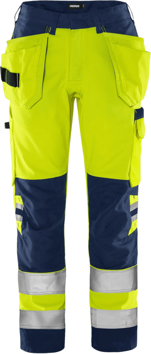Fristads High VIS Rakentajan Housut Luokka 2 2671 GPLU Naisten