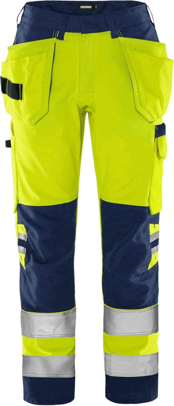 Fristads High VIS Rakentajan Housut Luokka 2 2671 GPLU Naisten