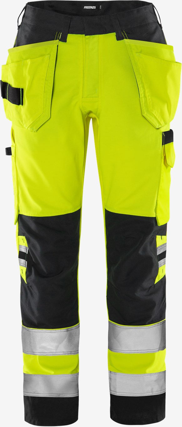 Fristads High VIS Rakentajan Housut Luokka 2 2671 GPLU Naisten - Image 6
