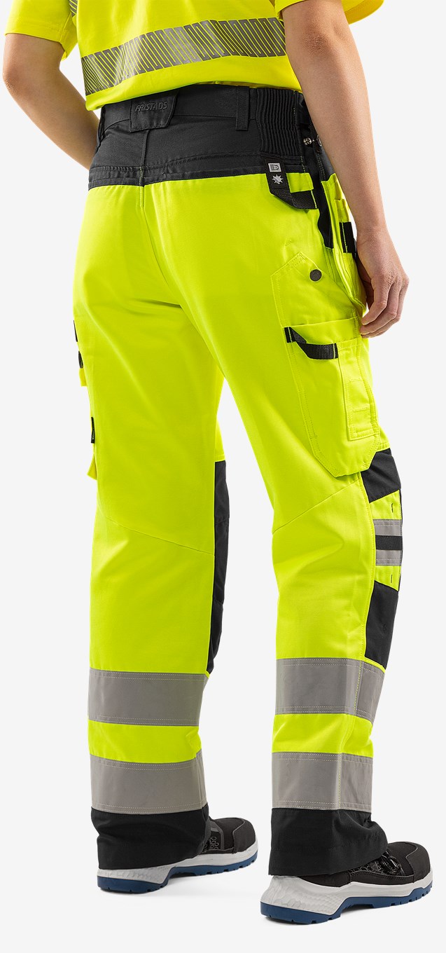 Fristads High VIS Rakentajan Housut Luokka 2 2671 GPLU Naisten - Image 10
