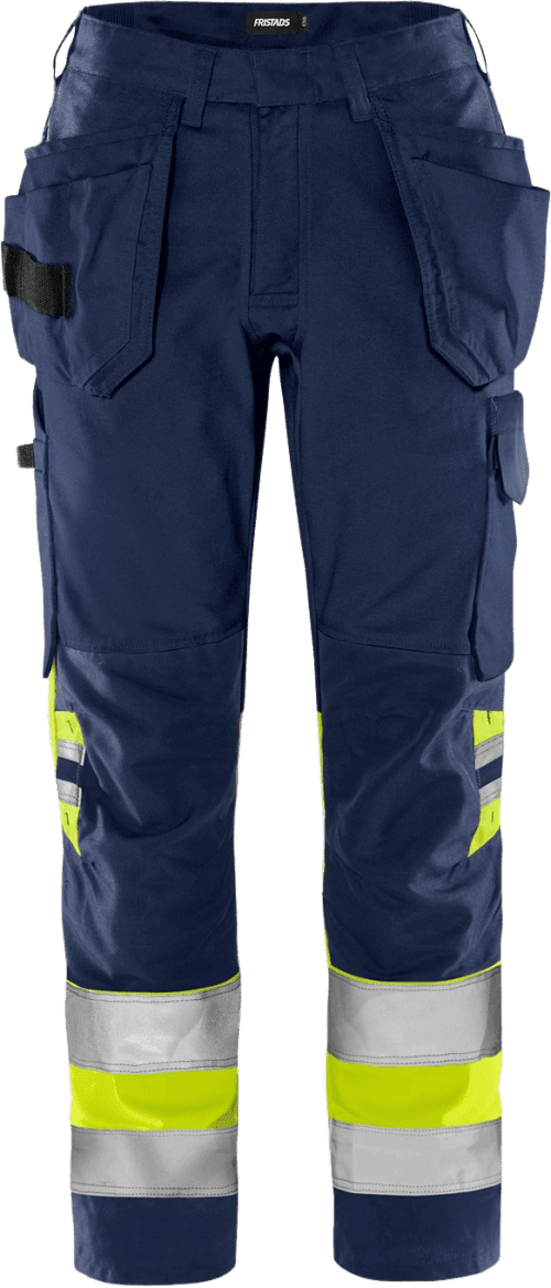 Fristads High VIS Rakentajan Housut Luokka 1 2670 GPLU Naisten