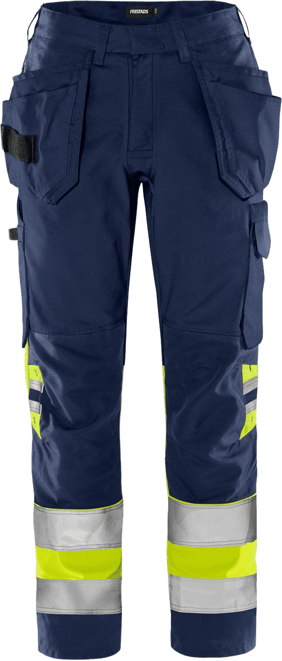 Fristads High VIS Rakentajan Housut Luokka 1 2670 GPLU Naisten