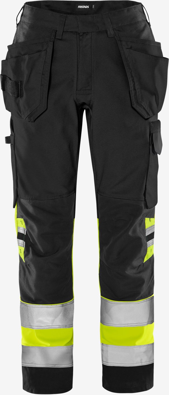 Fristads High VIS Rakentajan Housut Luokka 1 2670 GPLU Naisten - Image 6