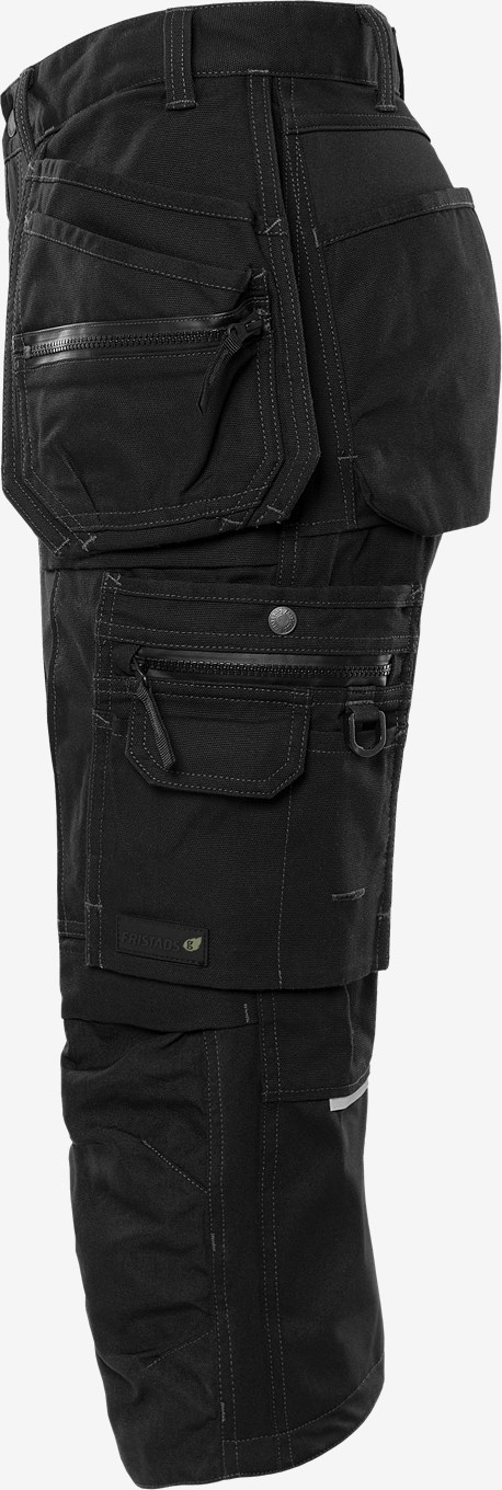 Fristads Green Rakentajan Stretch Piraattihousut 2531 GCYD - Image 3