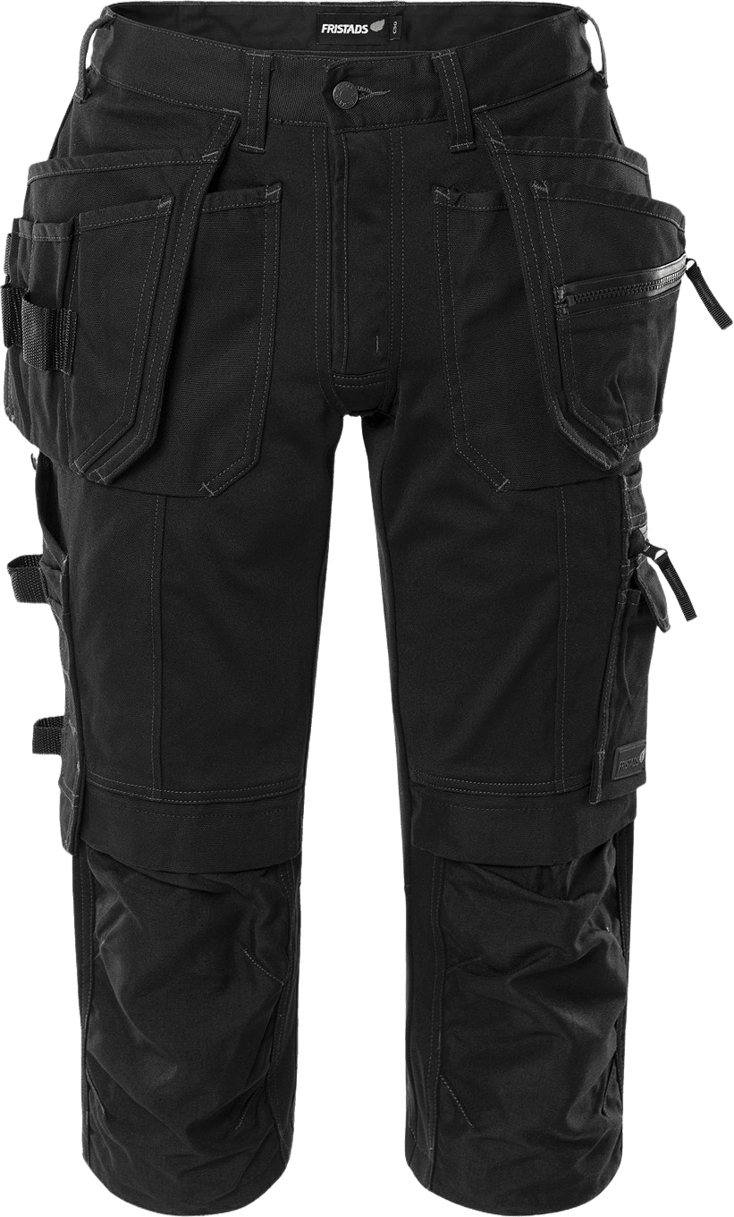 Fristads Green Rakentajan Stretch Piraattihousut 2531 GCYD