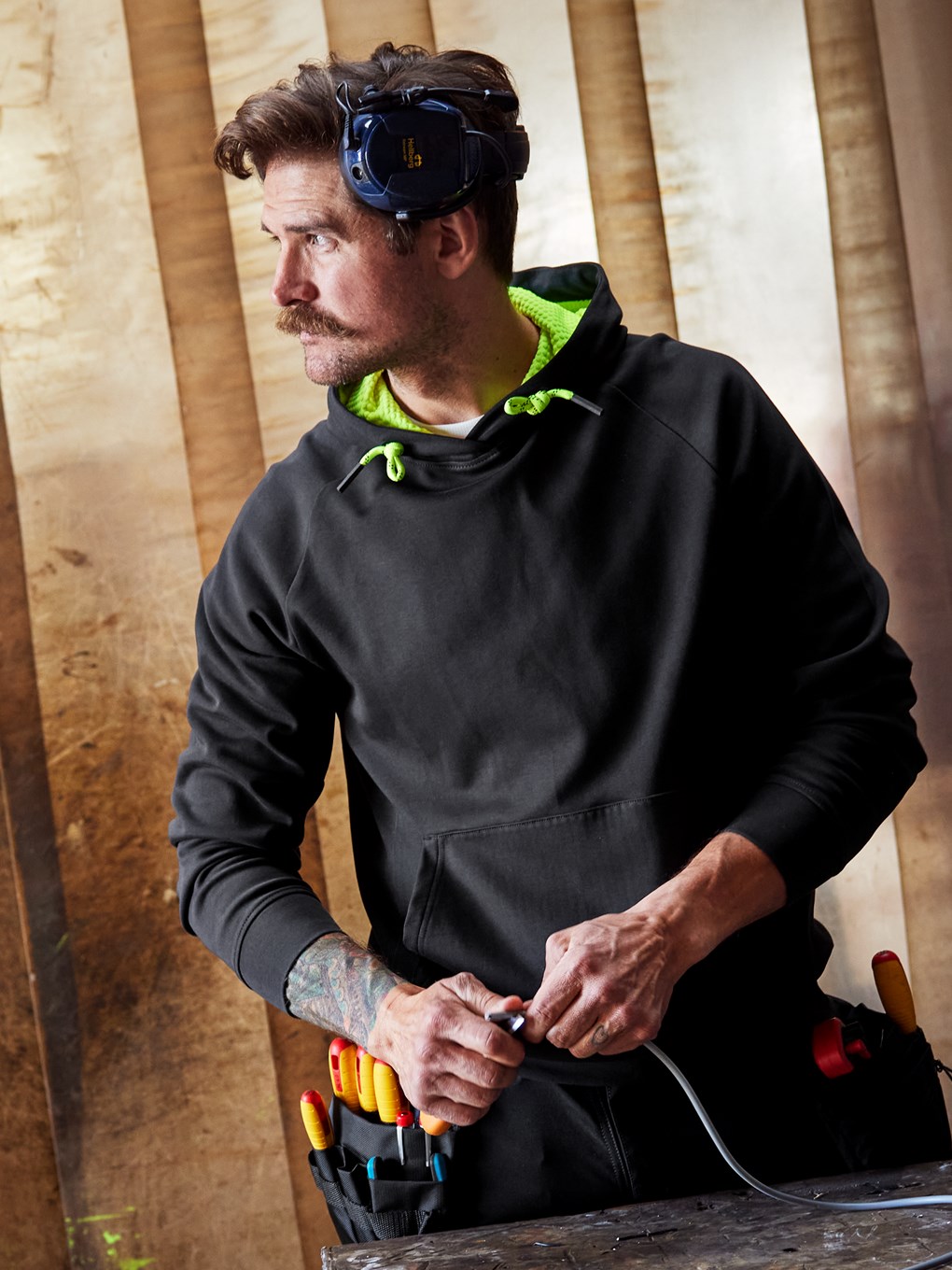 Fristads Hupullinen Stretch Collegepaita 7870 GKC - Image 16