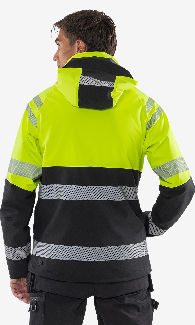 Fristads High VIS Green Stretch Kuoritakki LK 1 4690 GLS - Image 7