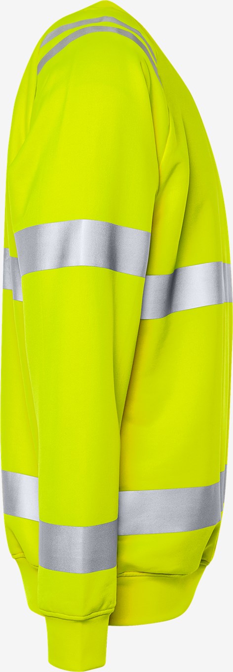 Fristads High VIS Green Collegepaita LK 3 7862 GPSW - Image 4