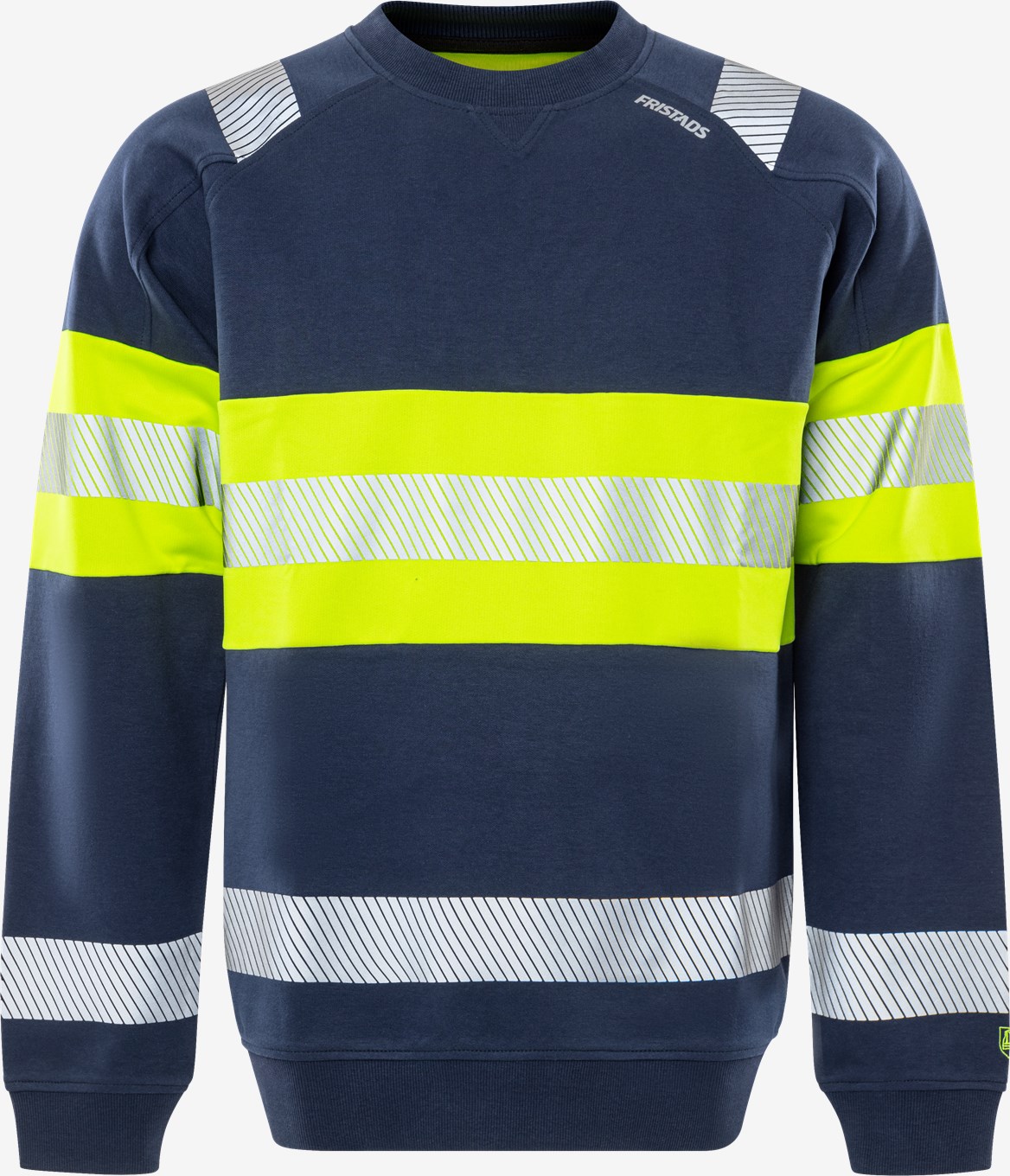 Fristads High VIS Green Stretch Collegepaita LK 1 7530 GKC - Image 8