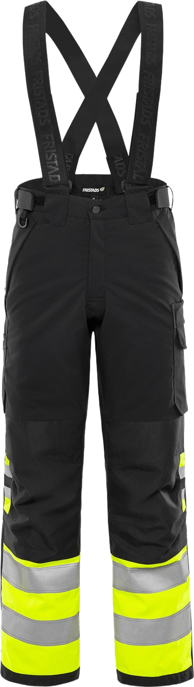 Fristads High VIS Green Stretch Talvihousut LK 1 2681 GLPS