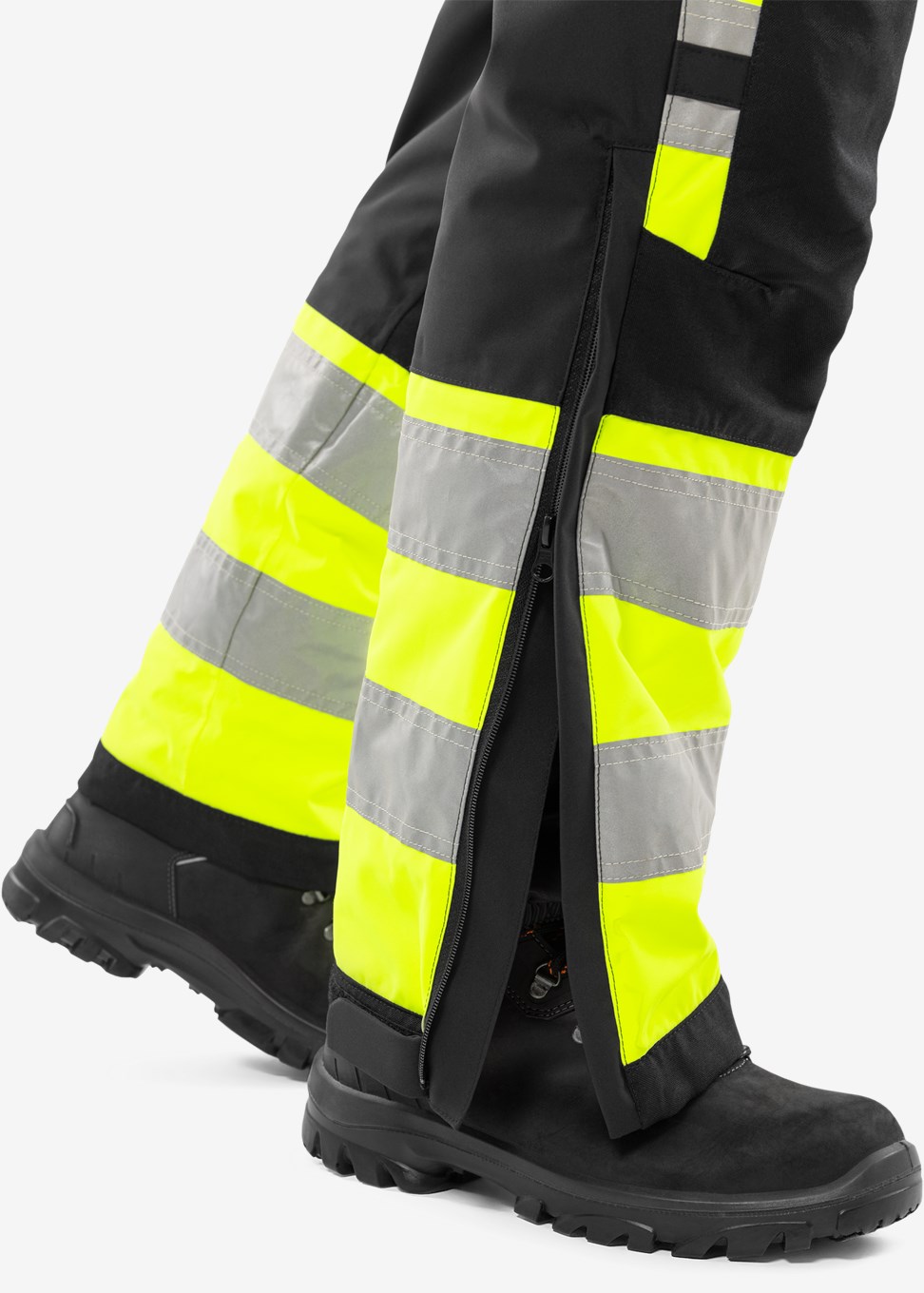 Fristads High VIS Green Stretch Talvihousut LK 1 2681 GLPS - Image 25
