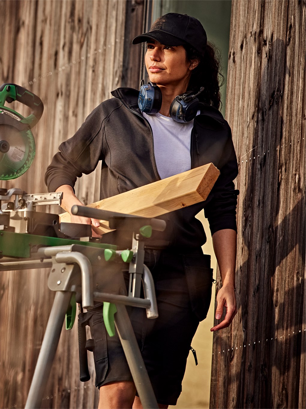 Fristads Rakentajan Stretch Shortsit 2904 GWM Naisten - Image 7