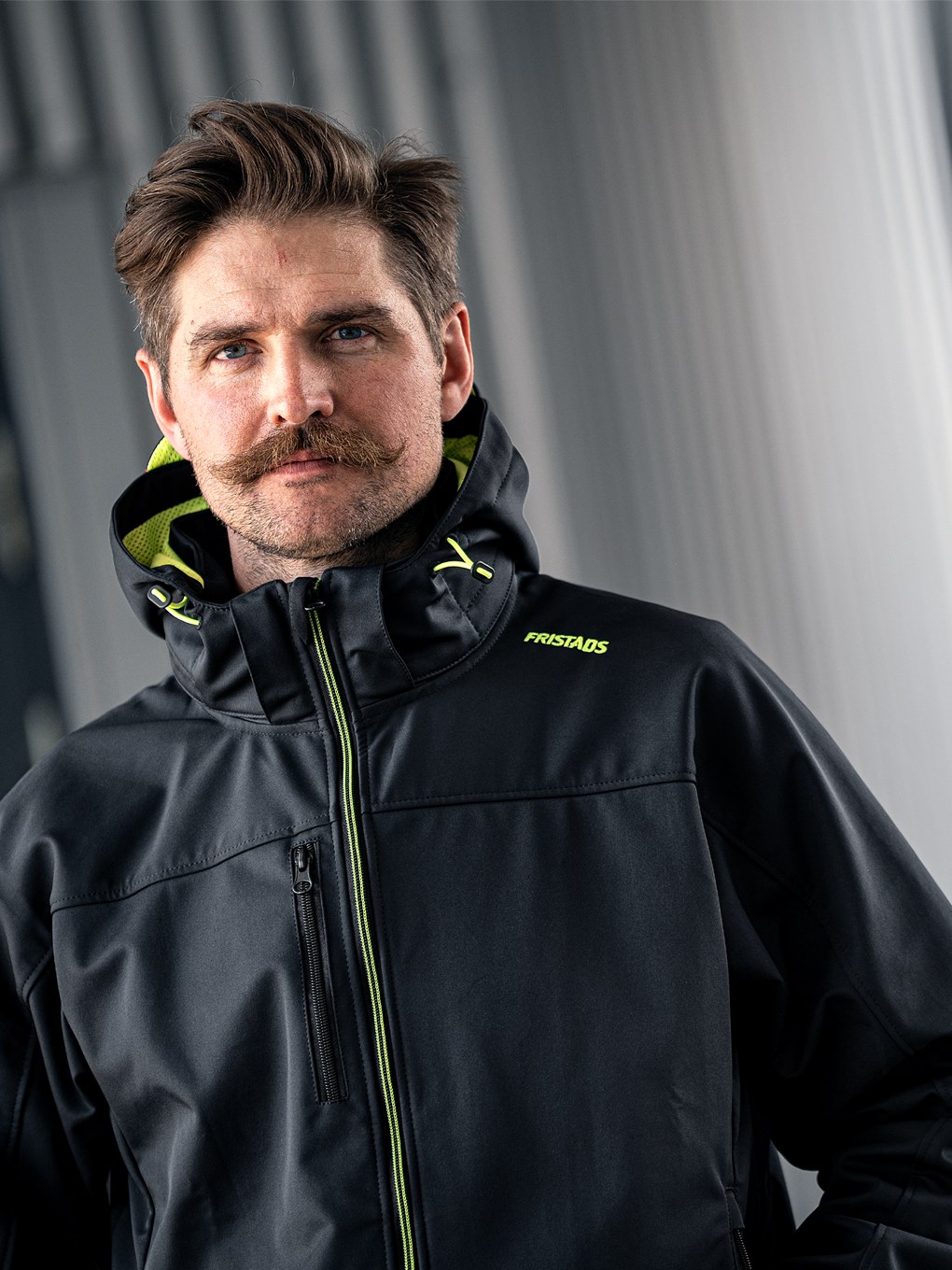 Fristads Hupullinen Softshell Takki 4655 GBF - Image 9