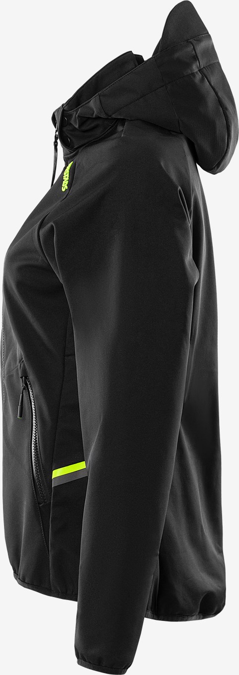 Fristads Tekninen Hupullinen Softshell Takki 4872 GBF Naisten - Image 3