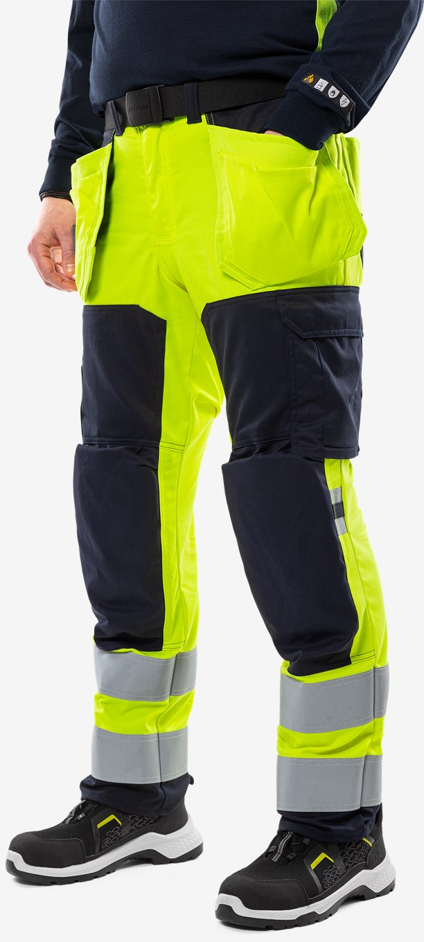 Fristads Flamestat High VIS Rakentajan Stretch Housut LK 2 2267 ATHF - Image 5
