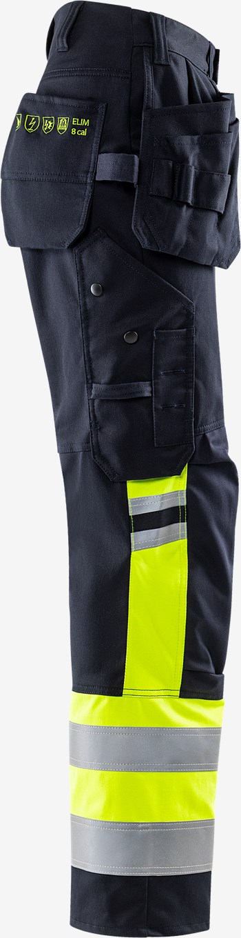 Fristads Flamestat High VIS Rakentajan Stretch Housut LK 1 2271 ATHF Naisten - Image 4