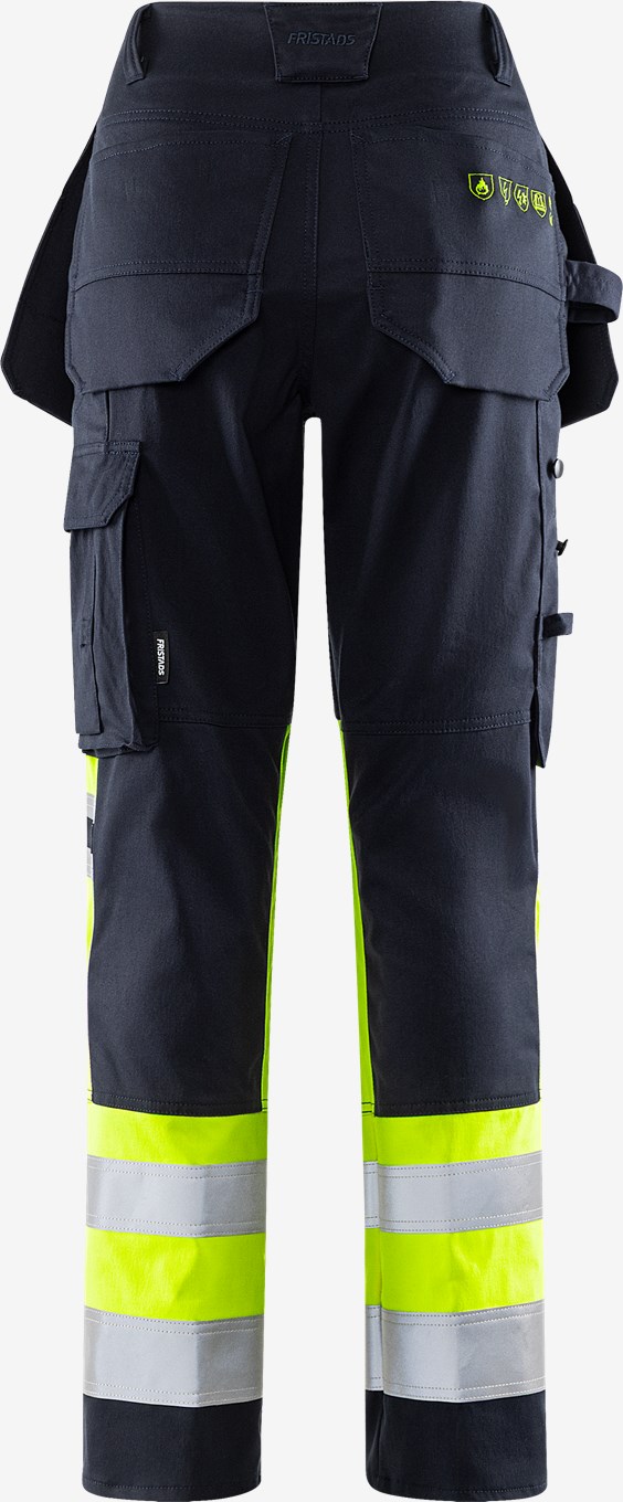 Fristads Flamestat High VIS Rakentajan Stretch Housut LK 1 2271 ATHF Naisten - Image 2