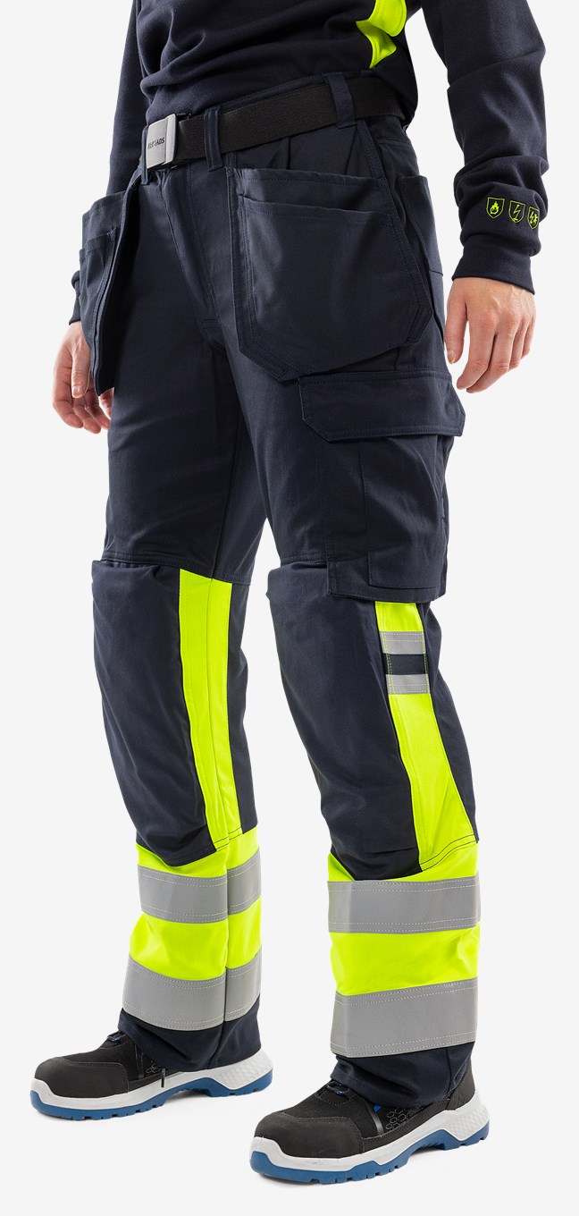 Fristads Flamestat High VIS Rakentajan Stretch Housut LK 1 2271 ATHF Naisten - Image 5