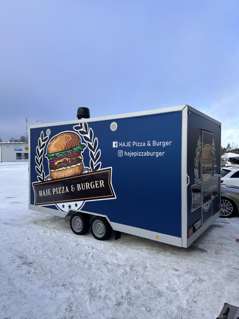 Haje Pizza ja Burger ruokavaunu